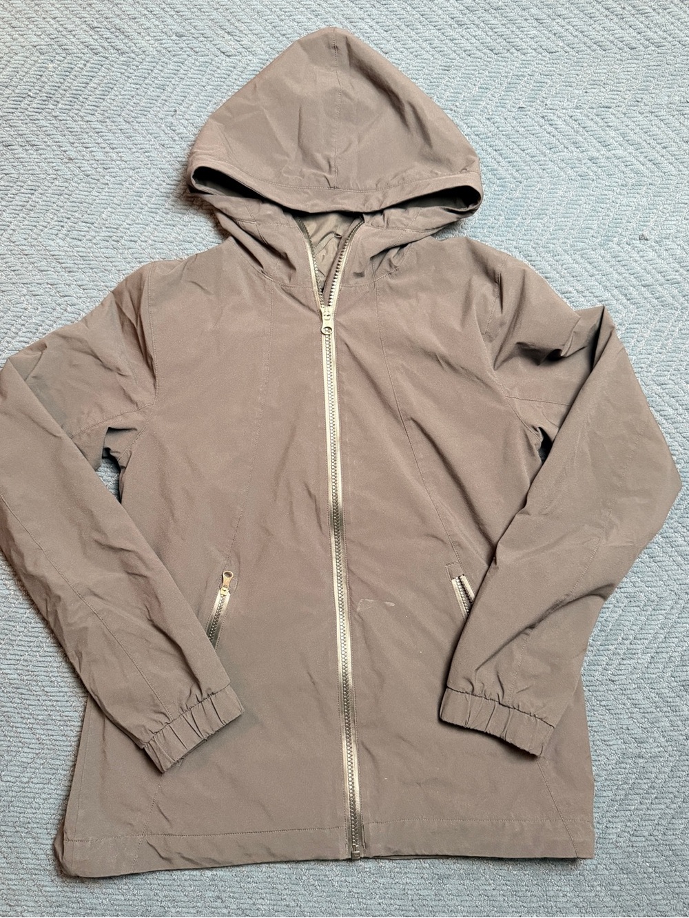 Lululemon Rise and Shine Jacket III Dark Olive Army Green Rain Utility Sz 6 LW4A